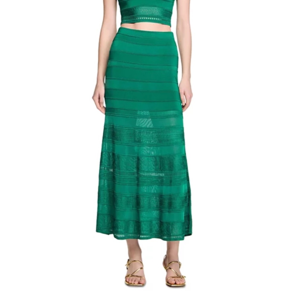 Palma Decorative Knit Maxi Skirt